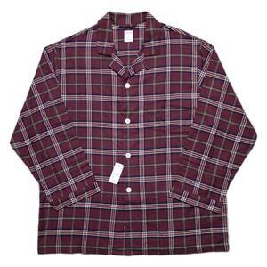NEW Brooks Brothers Mens Pajama PJs Flannel Shirt XL Burgundy Plaid Cotton $98
